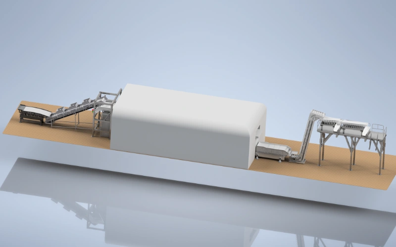 IQF Material Handling System Shri Vibracion Technologies Pvt. Ltd